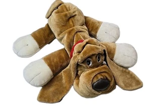 Big Hound Dog Plush Puppy Toy Floppy Huggable Pillow Toy Approx 20" Long Vintage - Picture 1 of 18