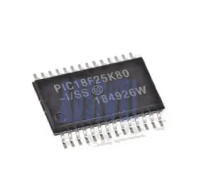 MICROCHIP MCU 8-bit PIC RISC 32KB Flash 2.5V/3.3V/5V PIC18F25K80-H/SS - Image 1 of 3
