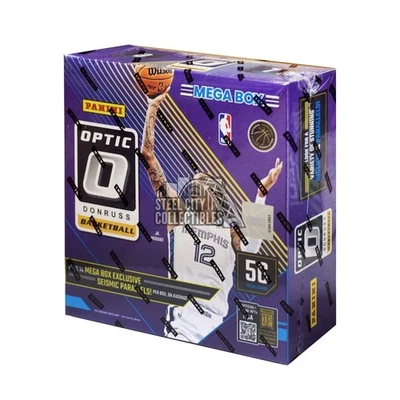 Mega caja de pasatiempo de baloncesto óptica Panini Donruss 2024-25 (verde y rojo sísmico) Foto 1 de 4
