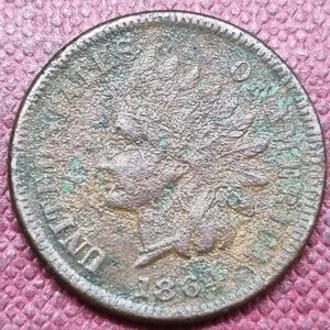 1864 Indian Head Cent with L 1c Better Grade VF - XF Details #93426 - Picture 1 of 2
