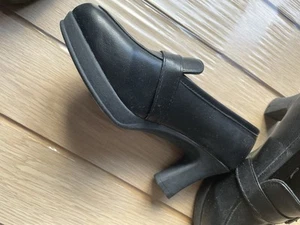 Black Low Heeled Loafers, Never worn, Great Condition - Picture 1 of 4