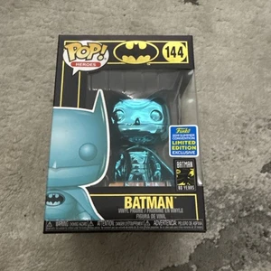 Batman 2019 Summer Convention Limited Edition Blue Chrome Funko Pop Vinyl 144 - Bild 1 von 4