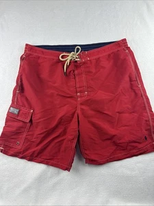Bañador Polo Ralph Lauren Forrado de Malla Cintura Elástica Bolsillo Carga Rojo Para Hombre XL - Imagen 1 de 7