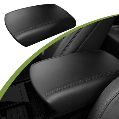 Fits Ford Edge 2015-2019 Leather Center Console Lid Arm Rest Cover Trim Black - Image 1 of 4