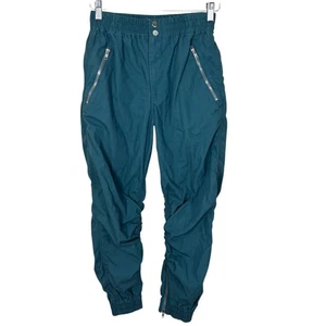 Pantalones Jogger Isabel Marant Etoile Azul Algodón Nemes Cintura Elástica Talla US 2 - Imagen 1 de 10