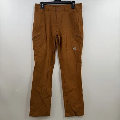 Eddie Bauer First Ascent women's guide pro pants rust orange size 8 hiking UPF50 - Image 1 of 4