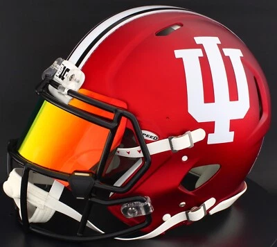 INDIANA HOOSIERS NCAA Riddell Speed Full Size AUTHENTIC Football Helmet - Image 1 of 4