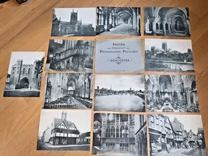 Vintage Set of 12 Pictures - WORCESTER, UNITED KINGDOM - F. Frith & Co. - Imagen 1 de 12