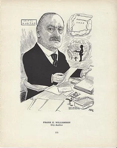 1917 Worcester Massachusetts Harrie Sherman Webb Granite Frank Williamson Audit - Picture 1 of 2