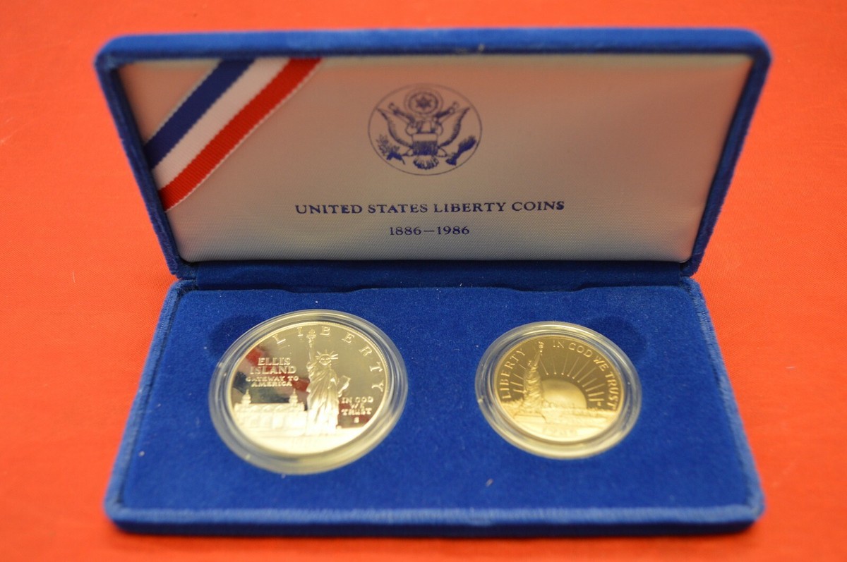 Philadelphia U.S. Mint 1986 US Commemorative Coins for sale