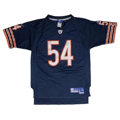 Camiseta Reebok Juvenil Grande 14 16 Chicago Bears Brian Urlacher #54 Fútbol NFL Foto 1 de 4