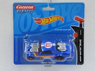 Carrera GO!!! 64214 Hot Wheels - Palanca de cambios nocturna - Coche ranura 1/43 azul Foto 1 de 4