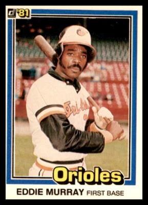 Donruss #112 1981 Eddie Murray Baltimore Orioles Foto 1 de 2