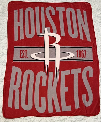 The Northwest Company NBA Houston Rockets Throw Blanket 43” X 60 Cover