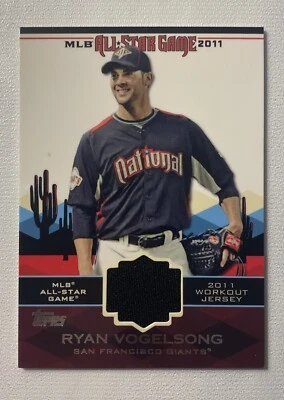 2011 Topps Update MLB All-Star Stitches Ryan Vogelsong Event-Worn Jersey #AS-72 - Image 1 of 2