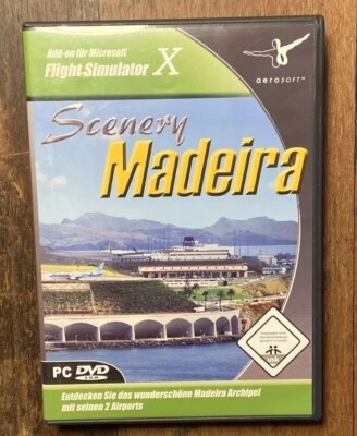 Scenery Madeira Add on für Flight Simulator X PC DVD Spiel - mit Handbuch - Bild 1 von 4