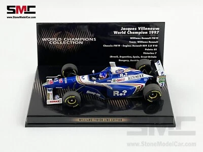 Williams F1 FW19 #3 Jacques Villeneuve 1997 World Champion 1:43 MINICHAMPS - Image 1 of 4