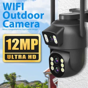 4MP Outdoor Security Camera CCTV with 64GB Card PTZ IP66 Waterproof WiFi Camera - Picture 1 of 20