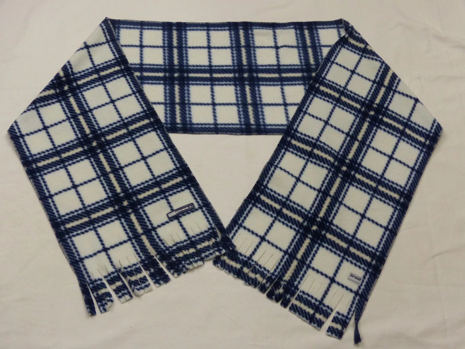 O'Neill 冬季围巾 复古方格蓝色白色 Hertha BSC 冲浪滑雪尖上衣 — 第 1/4 张图片