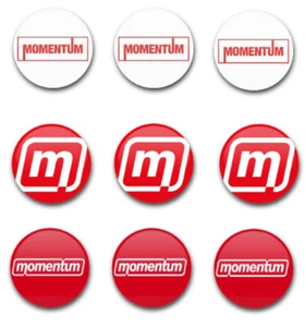 INSIGNIAS FIESTA MOMENTUM 25MM 1" X9 - Imagen 1 de 1