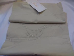 Pratesi Italy Embroidered European Sham Beige New Set of 2 - Picture 1 of 11