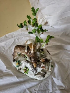 Meissen Figur Porzellan Tiergruppe - Bild 1 von 7