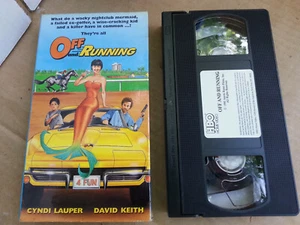 OFF AND RUNNING Cyndi Lauper David Keith RARE CULT THRILLER COMEDY SUPER RARE!!! - Picture 1 of 2