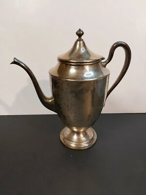 Tetera National Silver Company 1000 N.O. Co. Café té plata sobre cobre Foto 1 de 4