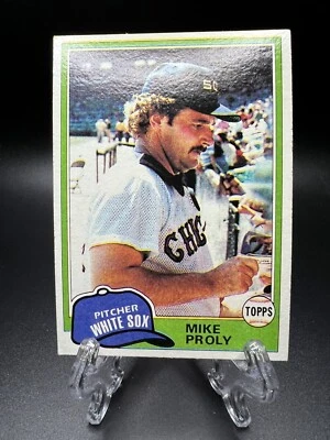 1981 Topps - Mike Proly #83 White Sox - Image 1 of 2