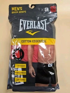 Paquete de 3 calzoncillos boxer Everlast para hombre talla M nuevos - Imagen 1 de 3