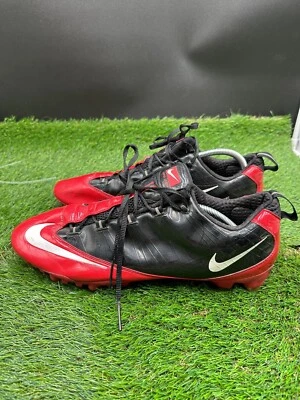 RARE Nike Zoom Vapor Carbon Fly TD Football Cleats Black Size 15 Red - Image 1 of 4
