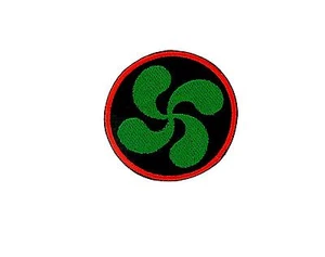 Patch toppe toppa ricamate termoadesiva backpack bandiera basque euskadi croce - Bild 1 von 1