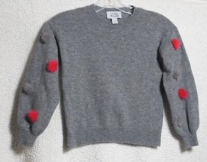Kids Autumn Cashmere KIDS Grey CASHMERE & MINK Sweater SIZE 8 - Picture 1 of 3