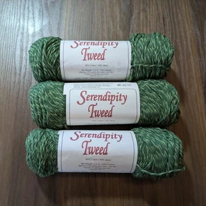 Serendipity Tweed Mountain Forest Green 3 Knäuel 100g 210yds - Bild 1 von 4
