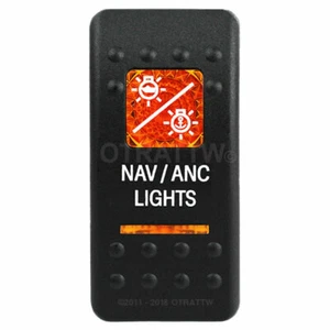 OTRATTW Carling Tech Contura II Rocker Switch, NAV/ANC LIGHTS, AMBER LENS - Bild 1 von 5