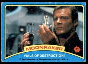 1979 Topps James Bond Moonraker #31 viales de destrucción - Imagen 1 de 2