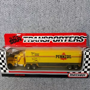 Matchbox Super Star Transporters 1991 PENNZOIL Bahari Racing Team - Picture 1 of 7