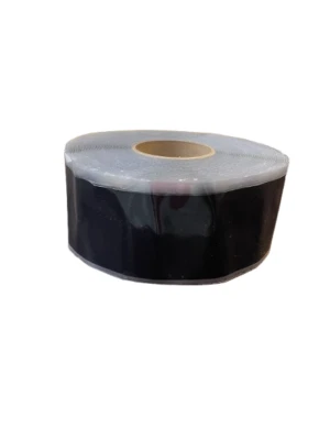 1 Roll -6" x100' rolls Cured EPDM rubber cover tape P & S - Image 1 of 3