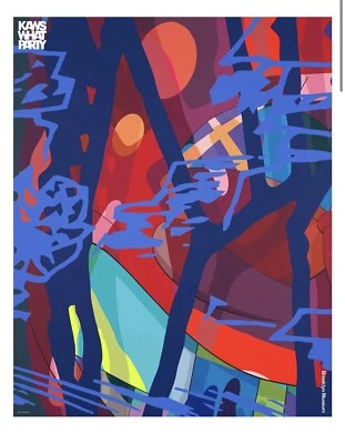 Póster Kaws Brooklyn Museum What Party - DECORE AÑOS EN MANO ¡¡LISTO PARA ENVIAR!!! Foto 1 de 2