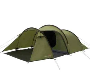 Easy Camp Hemsedal 4 Person Poled Adventure Tunnel Camping Tent (Green) - Picture 1 of 8