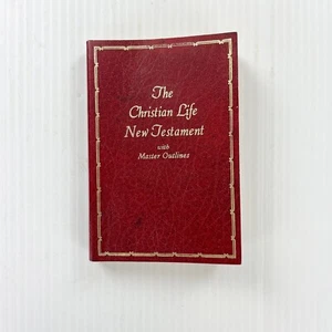 Vintage 1978 Christian Life New Testament with Master Outlines Book - Bild 1 von 4