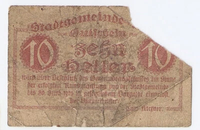 GERMANY  notgeld  10 pfennig   1920 - Image 1 of 2