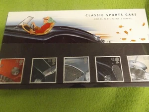 Royal Mail Stamps  Presentation Pack 271 Classic Sports Cars 1996 - Picture 1 of 6