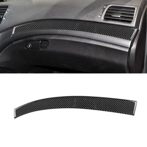 For Acura TSX 09-14 Carbon Fiber Interior Passenger Side Dashboard Strip Trim 2* - Imagen 1 de 12