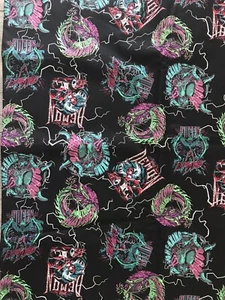 Disney Lady Villains Ursula,Cruella,Evil Queen,Maleficent Cotton Fabric BTHY - Picture 1 of 5