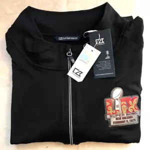 2025 NFL Super Bowl New Orleans Chiefs Eagles C & B Adapt Eco Knit Half Zip 5XB - Bild 1 von 3