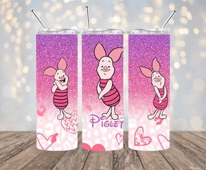 Piglet Inspired 20 oz Stainless Steel Tumbler Handmade (#2) - Picture 1 of 1
