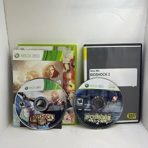 Paquete Bioshock Xbox 360 - Lote de 2 juegos - Bioshock 2 Bioshock Infinite probado en caja original - Imagen 1 de 3