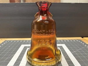 LIBERTY BELL 1976 KLM Hand Blown Orange Amber Lucite Liberty Bell Jar First Run - Picture 1 of 22