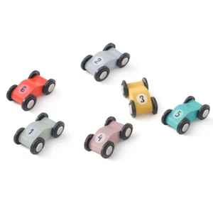 Wooden Baby Montessori Toys Baby Car Traffic Road Map Canvas Desktop Mat Game - Zdjęcie 1 z 8